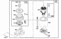 Electric Starter Diagram and Parts List for  Briggs and Stratton Engine